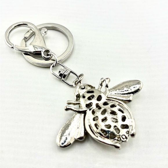 Woodland Bling Keychain Purse Charm Bundle - Lot of 3 (Owl, Bee, Snake) - Picture 3 of 7